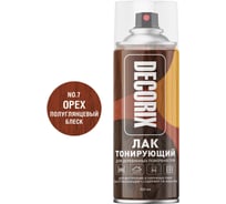 Аэрозольный тонирующий лак Decorix 520 мл, орех 0119-02 DX