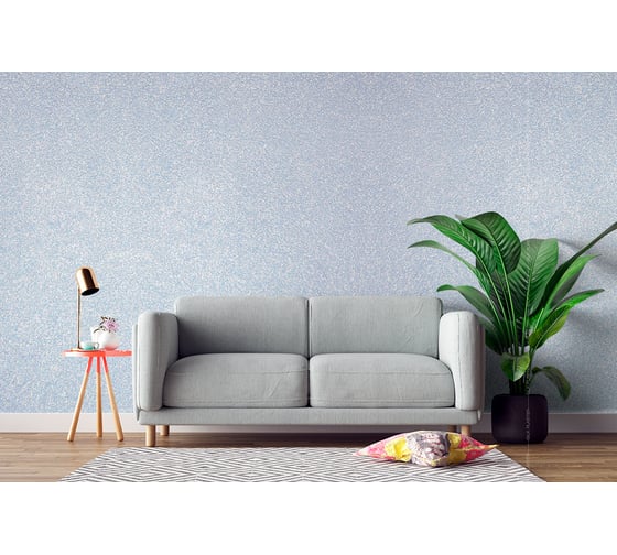 Штукатурка декоративная Silkplaster MIXART Absolute интерьерная небесно-голубая 5,5 кг 3034