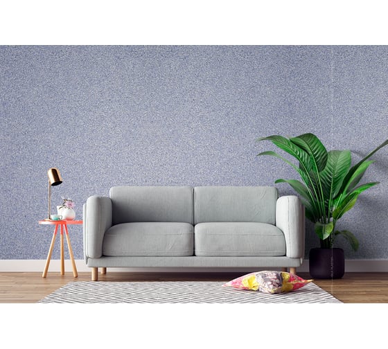 Штукатурка декоративная Silkplaster MIXART Absolute интерьерная васильково голубая 5,5 кг 3027