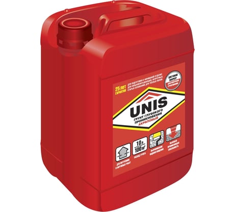Грунтовка глубокого проникновения UNIS ГП 5л 11598648 4607005180414
