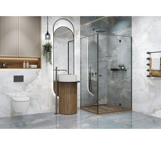Керамогранит полированный LCM Monaco Onyx Aqua 600x1200 2 шт 60120MCA14P