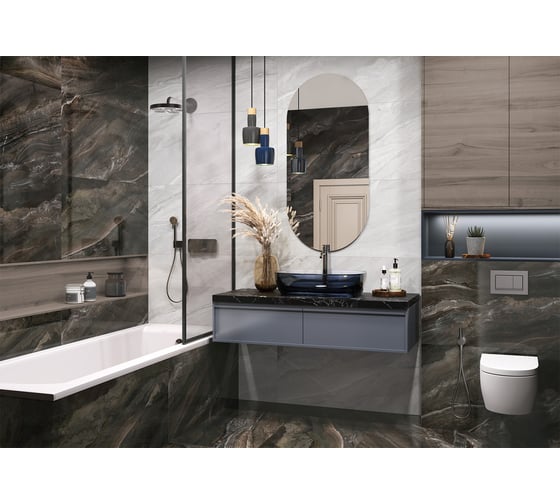 Керамогранит полированный LCM Argentina Gray 600x1200 2 шт 60120ARI15P