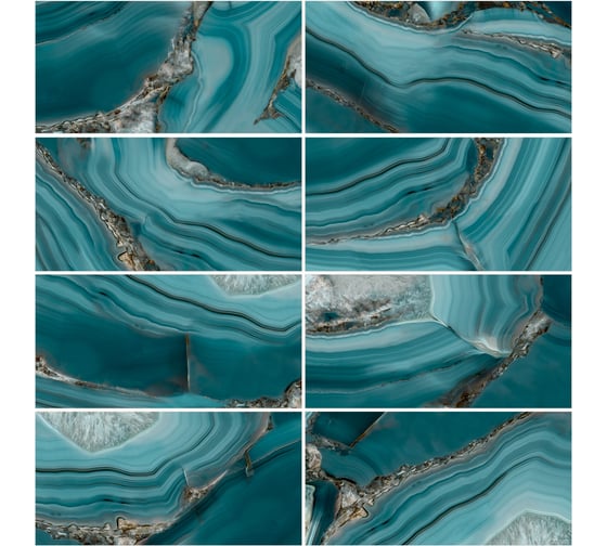 Керамогранит суперполированный LCM Wow Aquamarine 600x1200 (2 шт в уп/46,08 м в пал) 60120WOW16HG