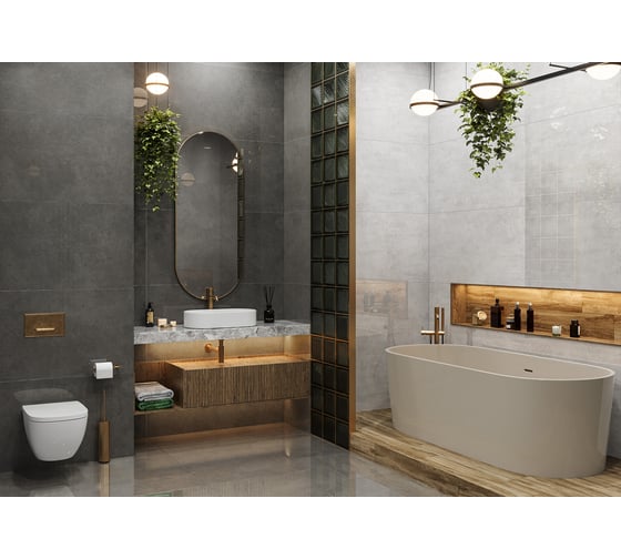 Керамогранит суперполированный LCM Studio Graphite 600x1200 2 шт 60120STD25HG