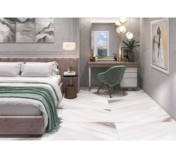 Керамогранит полированный LCM Angel Agate Rose 600x1200 (2 шт в уп/53,28 м в пал) 60120ANG02P
