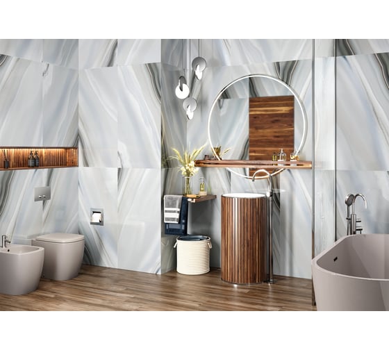 Керамогранит полированный LCM Angel Agate Marengo 600x1200 2 шт 60120ANG13P