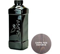 Масло с твердым воском GAPPA 7035 матовое, тёмное золото графит, 1 л М7035-1