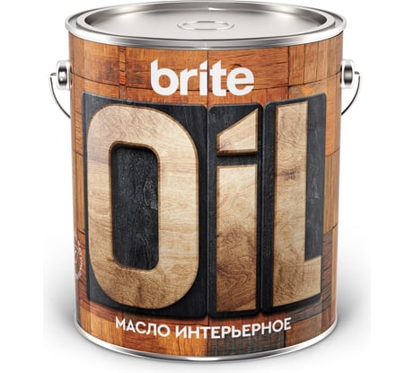 Интерьерное масло BRITE ведро 2,5 л 211154