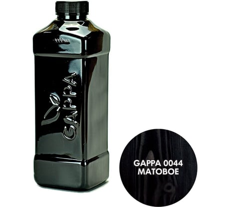 Масло с твердым воском GAPPA 0044 матовое, чёрный, 1 л М0044-1