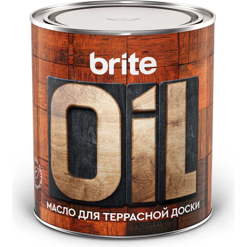 Масло-воск для террасной доски BRITE ведро 0,75 л 211151 - выгодная ...