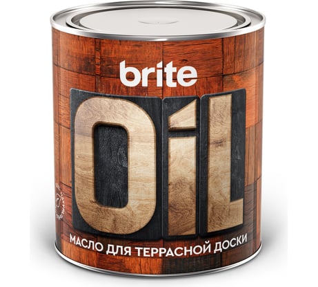 Масло-воск для террасной доски BRITE ведро 0,75 л 211151