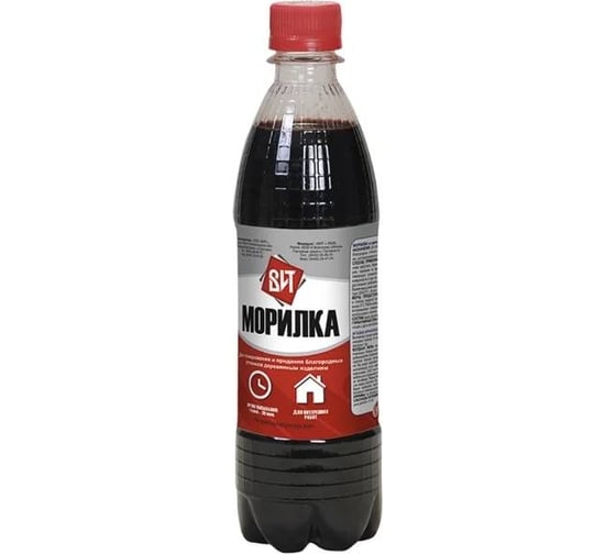 Морилка водная Царицынские краски дуб 0,5 л 14159 1