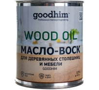Масло-воск для деревянных столешниц и мебели Goodhim бесцветный, 0,75 л 24412