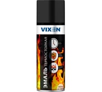 Термостойкая эмаль VIXEN черная, аэрозоль, 520 мл VX53002