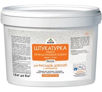 Штукатурка эффект апельсиновой корки Л306 (15 кг; зерно 1-1.5 мм) Латек LAS020