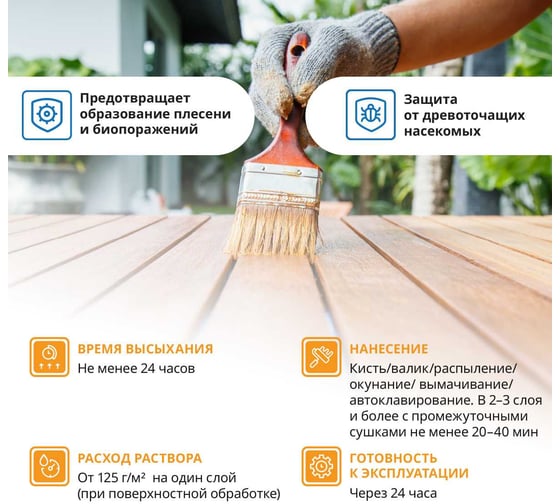 Антисептик GOLDBASTIK Супербио концентрат 1:9, 1.25 кг BB 20 1
