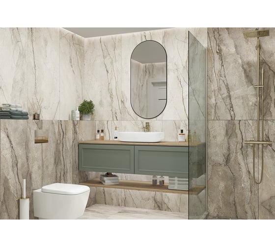 Керамогранит DELACORA Oregon Taupe матовый, карвинг, 1200x600 мм, 2 шт. в упаковке D12052M