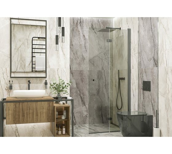 Керамогранит DELACORA Oregon Gray матовый, карвинг, 1200x600 мм, 2 шт. в упаковке D12050M