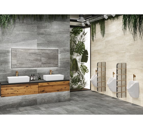 Керамогранит DELACORA Romana Marron матовый, карвинг, 1200x600 мм, 2 шт. в упаковке D120207M