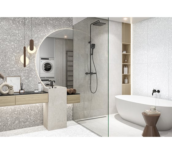 Керамогранит DELACORA Turin Dark матовый, карвинг, 1200x600 мм, 2 шт. в упаковке D12042M