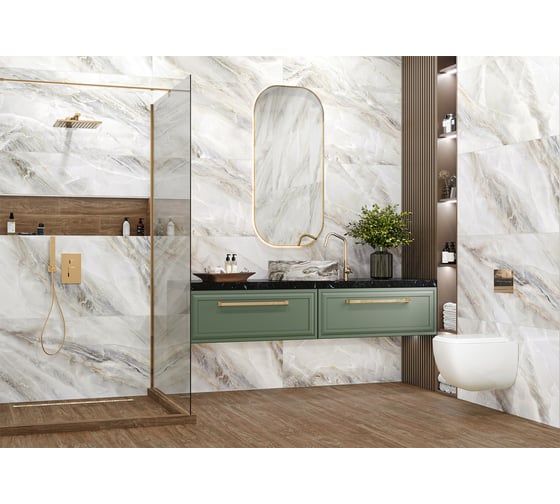 Керамогранит DELACORA Estelle Beige лаппатированный, 1200x600 мм, 2 шт. в упаковке D120227L