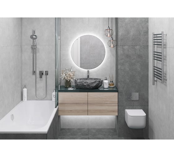 Керамогранит DELACORA Chrome Light матовый, карвинг, 1200x600 мм, 2 шт. в упаковке D12004M