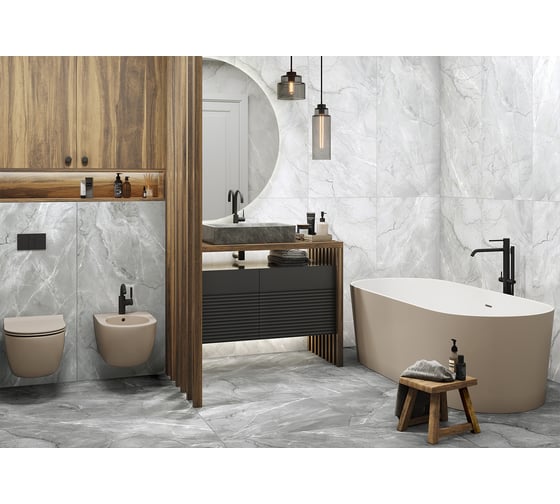 Керамогранит DELACORA Canova Light матовый, карвинг, 1200x600 мм, 2 шт. в упаковке D12071M