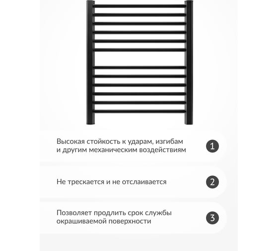 Эмаль для радиаторов отопления аэрозольная в баллончике KUDO матовая чёрная KU-5103