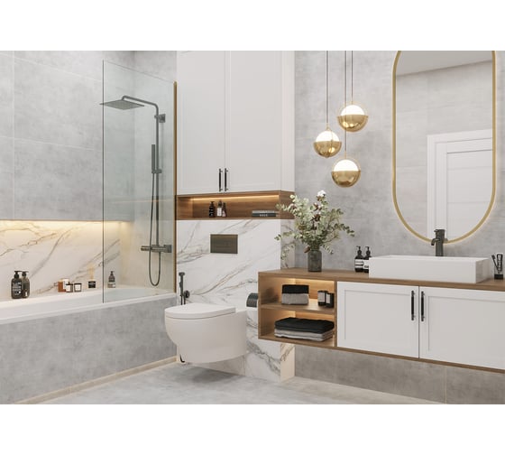 Керамогранит DELACORA Dixon Titan матовый, 1200x600 мм, 2 шт. в упаковке D12010M