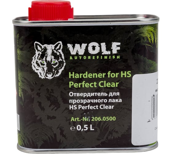 Отвердитель для лака Wolf HS Perfect Clear 0,5л 206.0500