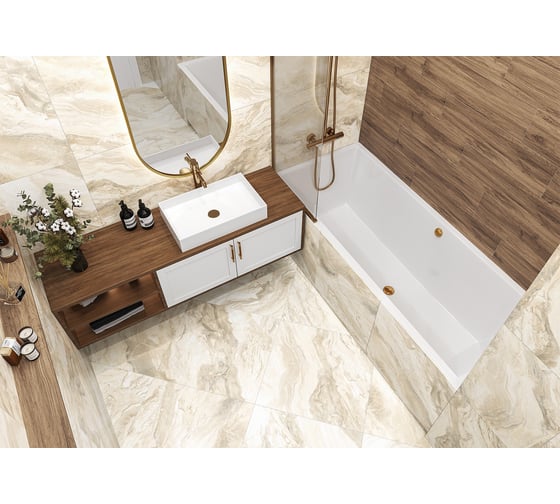 Керамогранит NewTrend Destone Crema матовый, 600x600x9,5 мм, 4 шт. GP40DES01R