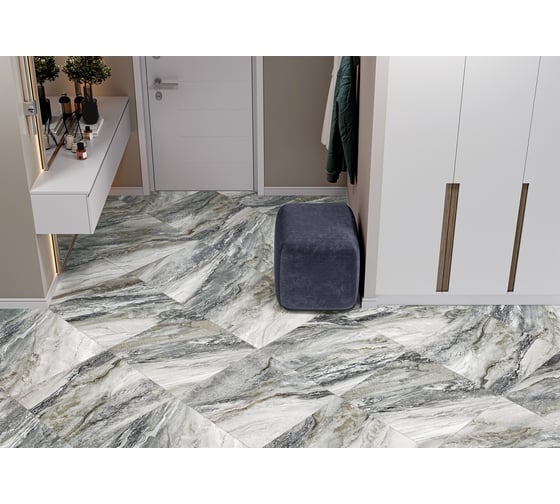 Керамогранит NewTrend Simphony матовый, карвинг, 600x600 мм, 4 шт. D60216M