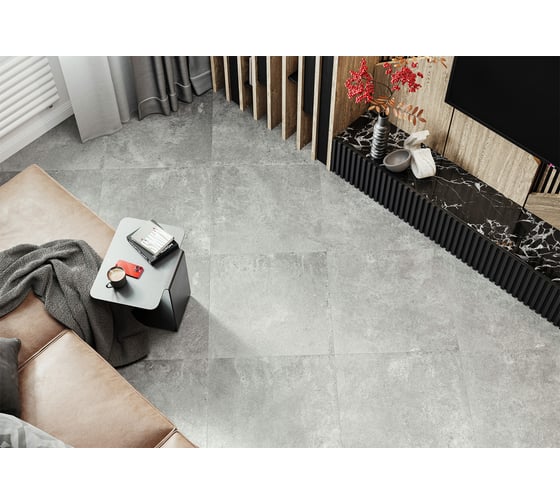 Керамогранит NewTrend Walter Graphite матовый, карвинг, 600x600 мм, 4 шт. D60213M