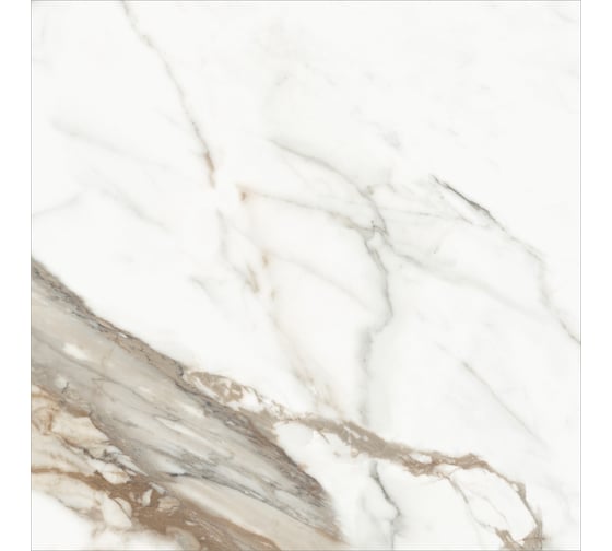 Керамогранит NewTrend Calacatta Premium матовый, карвинг, 600x600 мм, 4 шт. D60209M