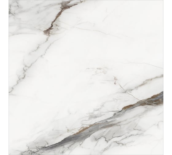 Керамогранит NewTrend Carrara Cersei матовый, карвинг, 600x600 мм, 4 шт. D60208M