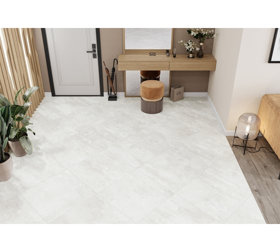 Керамогранит NewTrend Centro Crema матовый, карвинг, 600x600 мм, 4 шт. D60218M