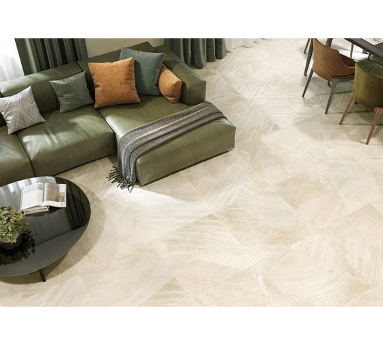 Керамогранит NewTrend Rock Crema матовый, карвинг, 600x600 мм, 4 шт. D60201M