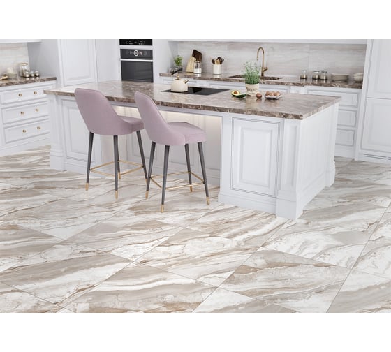 Керамогранит NewTrend Firenze Crema матовый, 600x600x9,5 мм, 4 шт. GP40FEN11R