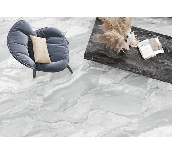 Керамогранит NewTrend Firenze Grey матовый, 600x600x9,5 мм, 4 шт. GP40FEN15R