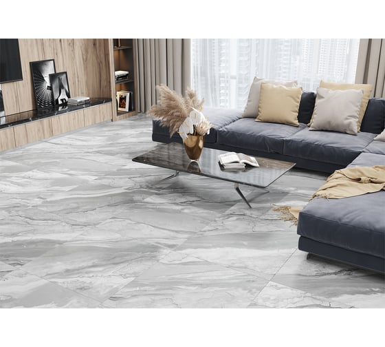 Керамогранит NewTrend Firenze Grey матовый, 600x600x9,5 мм, 4 шт. GP40FEN15R