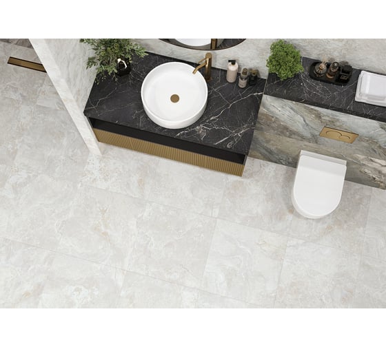 Керамогранит NewTrend Muse матовый, карвинг, 600x600 мм, 4 шт. D60214M