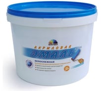 Эмаль акриловая белоснежная полуматовая ВД-АК-115 Магия Радуги 7 кг 14485 279582