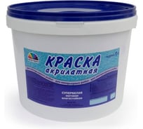 Краска акрилатная влагостойкая для интерьерных работ ВД-АК-228 (М6С) белая Магия Радуги 7 кг 10555 279572