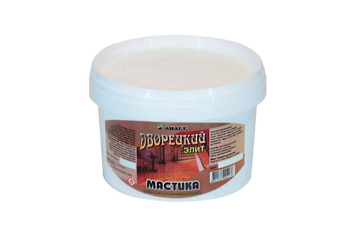 Мастика для пола Анлес Дворецкий-Элит, бесцветная, 0,5 л 70227 ...