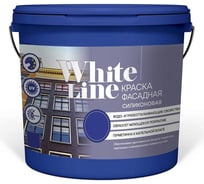 Краска White Line ВД фасадная силиконовая 1085-Y80R ведро 4,5 л, 5,7 кг 4690417117543