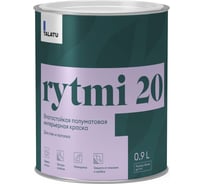 Влагостойкая краска TALATU полуматовая для стен и потолка База С Rytmi 20 0,9 л 270934