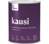 Универсальная эмаль TALATU полуматовая для дерева и металла База С Kausi 0,9 л 270981