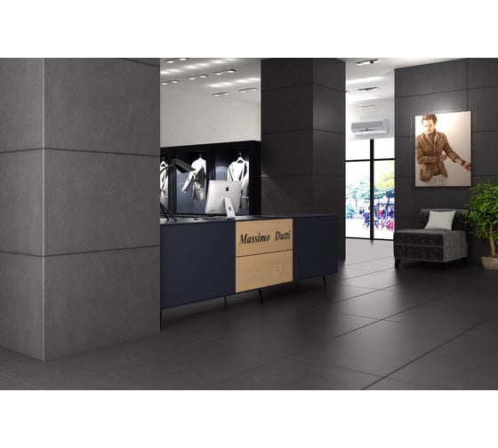 Керамогранит GOLDIS TILE YAZD Modena Black матовый, ректифицированный, 60x120 см, упак. 2 шт., 1,44 кв. м, 4 принта КА-00001168