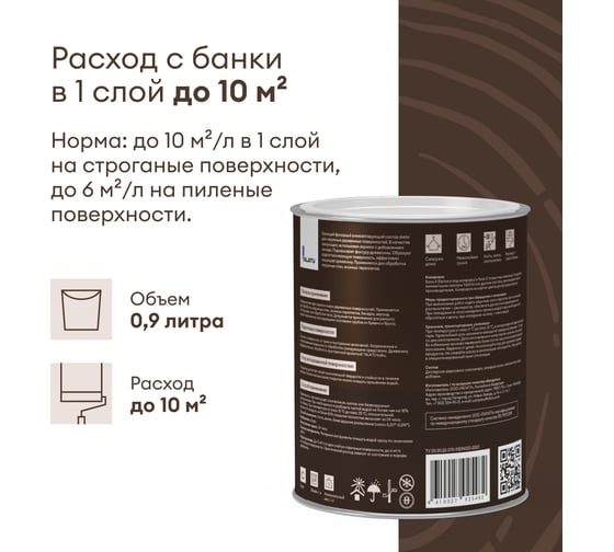 Антисептик TALATU кроющий полуматовый База С Sketsi 0,9 л 270963