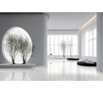 Керамогранит GOLDIS TILE YAZD Rio White полированный, ректифицированный, 60x120 см, упак. 2 шт., 1,44 кв. м КА-00001387